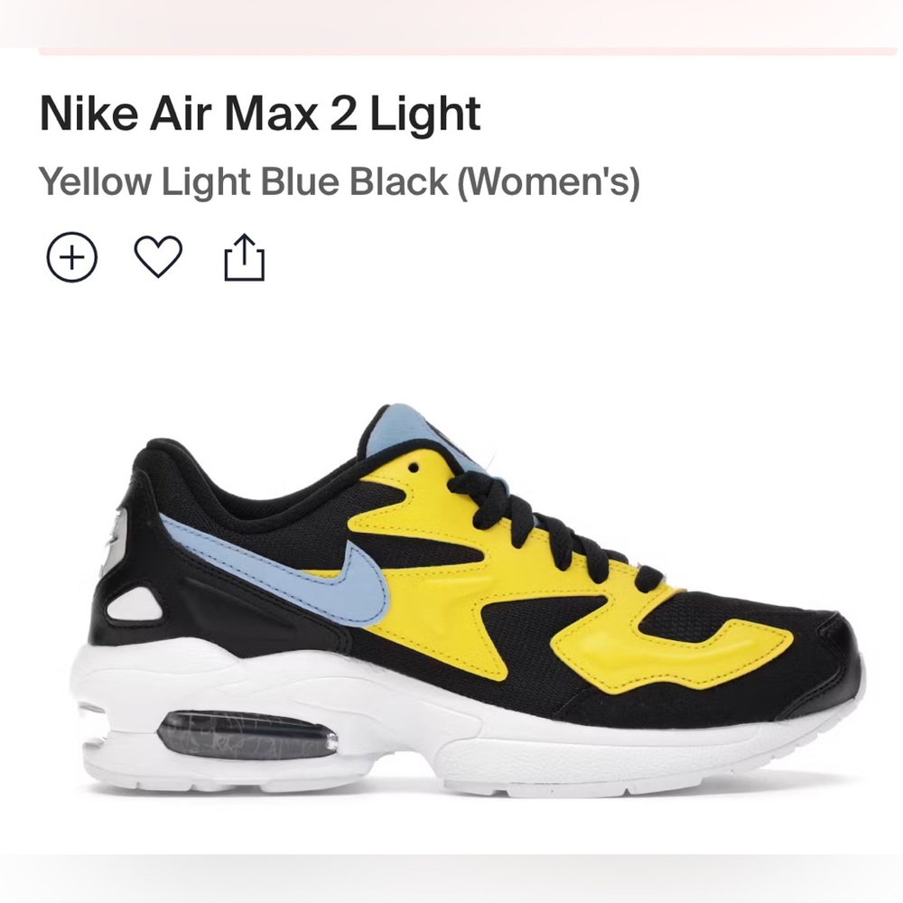 NWT Air Max2 Light Women’s 10